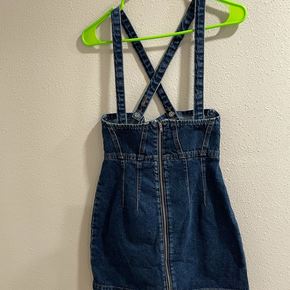Urban outfitters denim overall dress